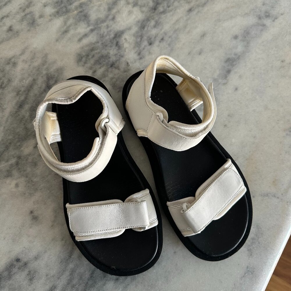 The Row Hook and Loop Sandals